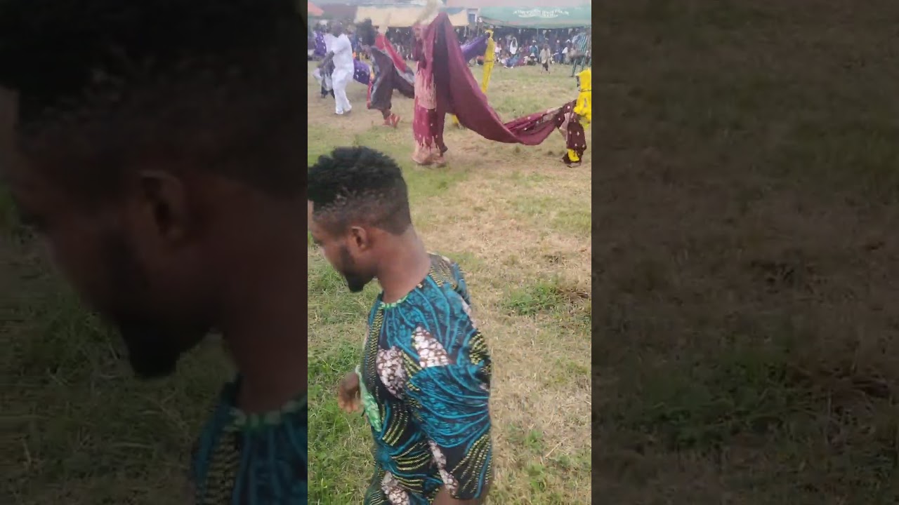 Egungun dance at Oyo palace