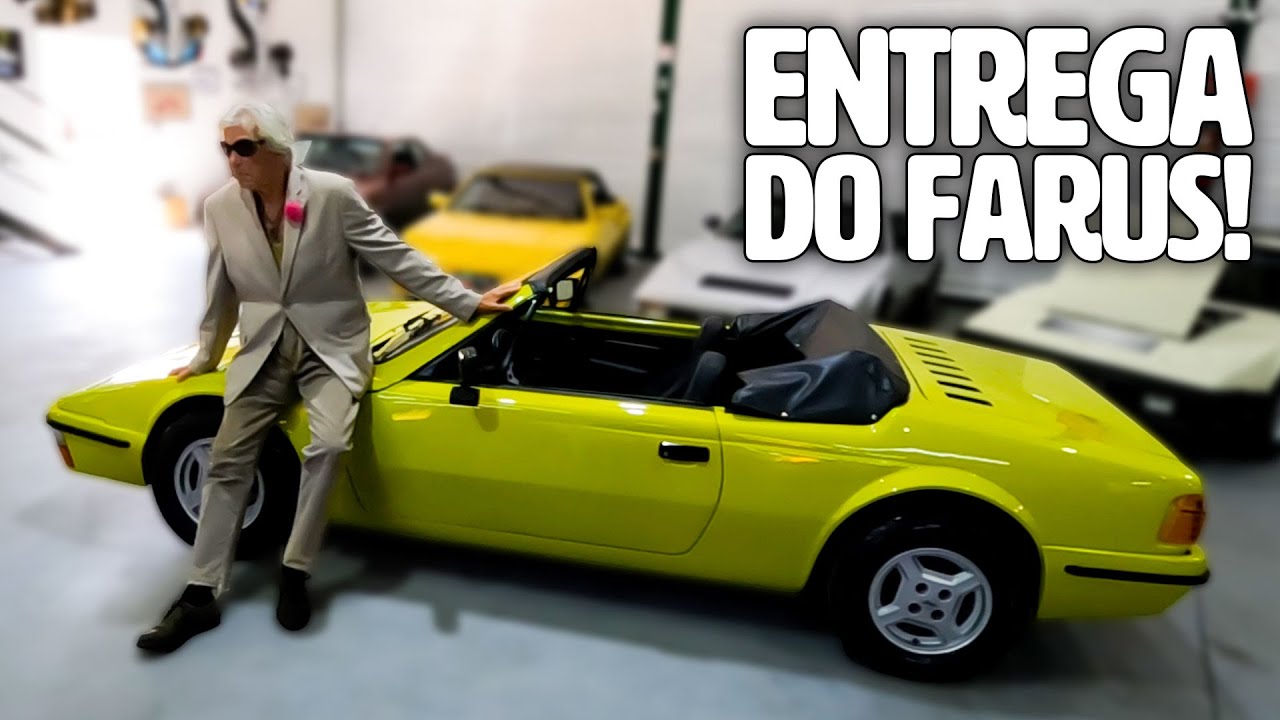 A ENTREGA DO FAMOSO FARUS DO HOMEM DO CARRO AMARELO!!