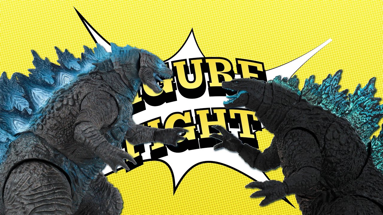 Figure Fight! Hiya vs S.H. MonsterArts Godzilla vs Kong 2021 Heat Ray