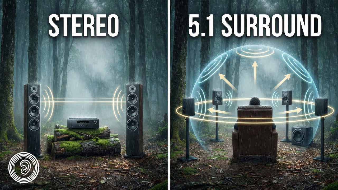 Stereo vs 5.1 Surround | Forest Ambience Comparison Test
