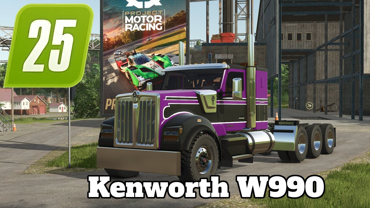 Обзор модов FS25 - Kenworth W990!