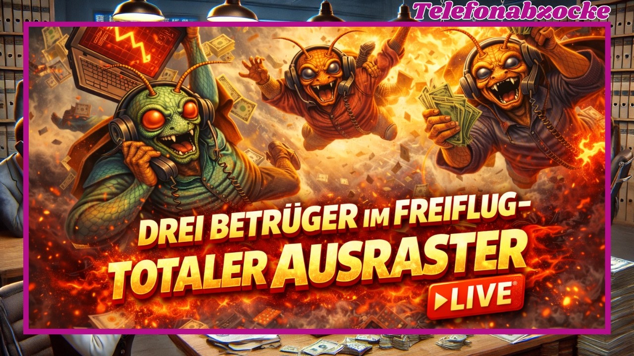 Callcenter Scamanruf - Drei Tradingbetrüger, null Kontrolle, komplettes Chaos 📉📞