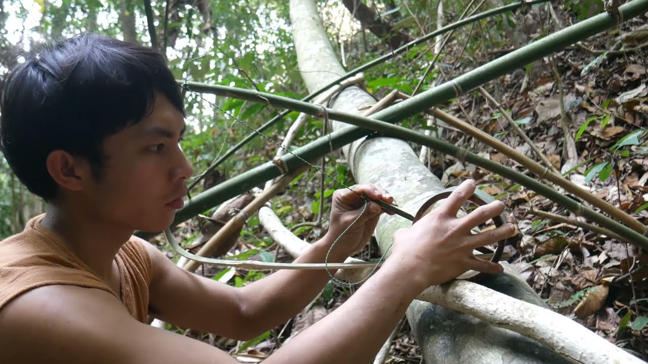 4 days in the forest to be looking for food for survival episode 93 I got many squirrels
