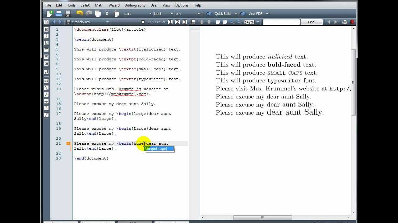 LaTeX Tutorial 5 - Text and Document Formatting - Part 1/2