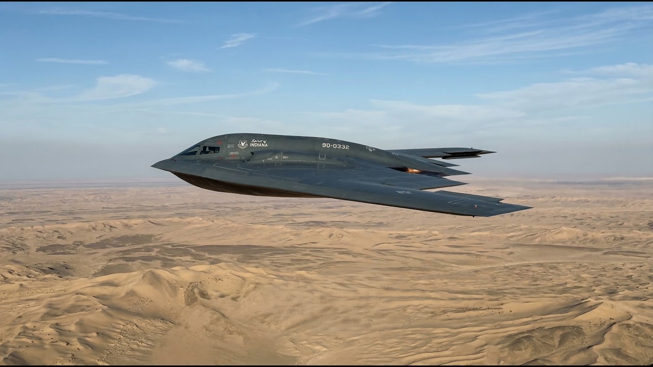 The Stealth Bomber B-2 Spirit Dominates the Skies of the Middle East