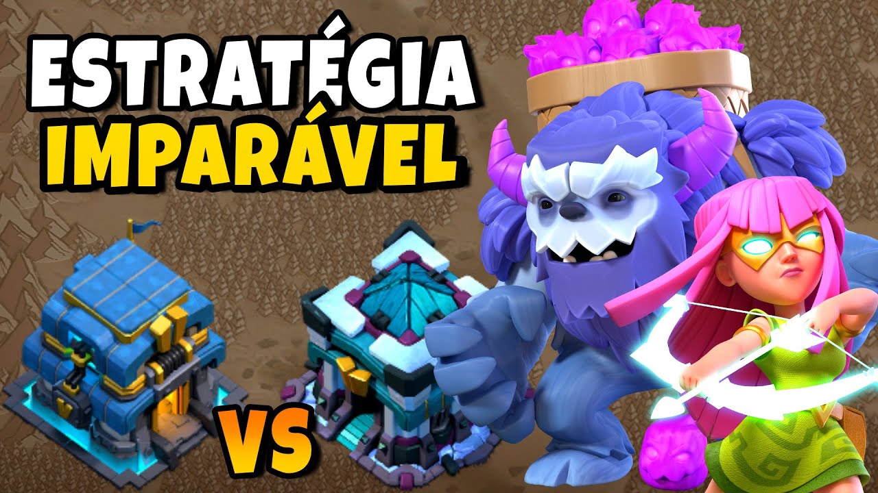 DISPARADO O MELHOR ATAQUE SPAM PARA CV12 | Clash Of Clans