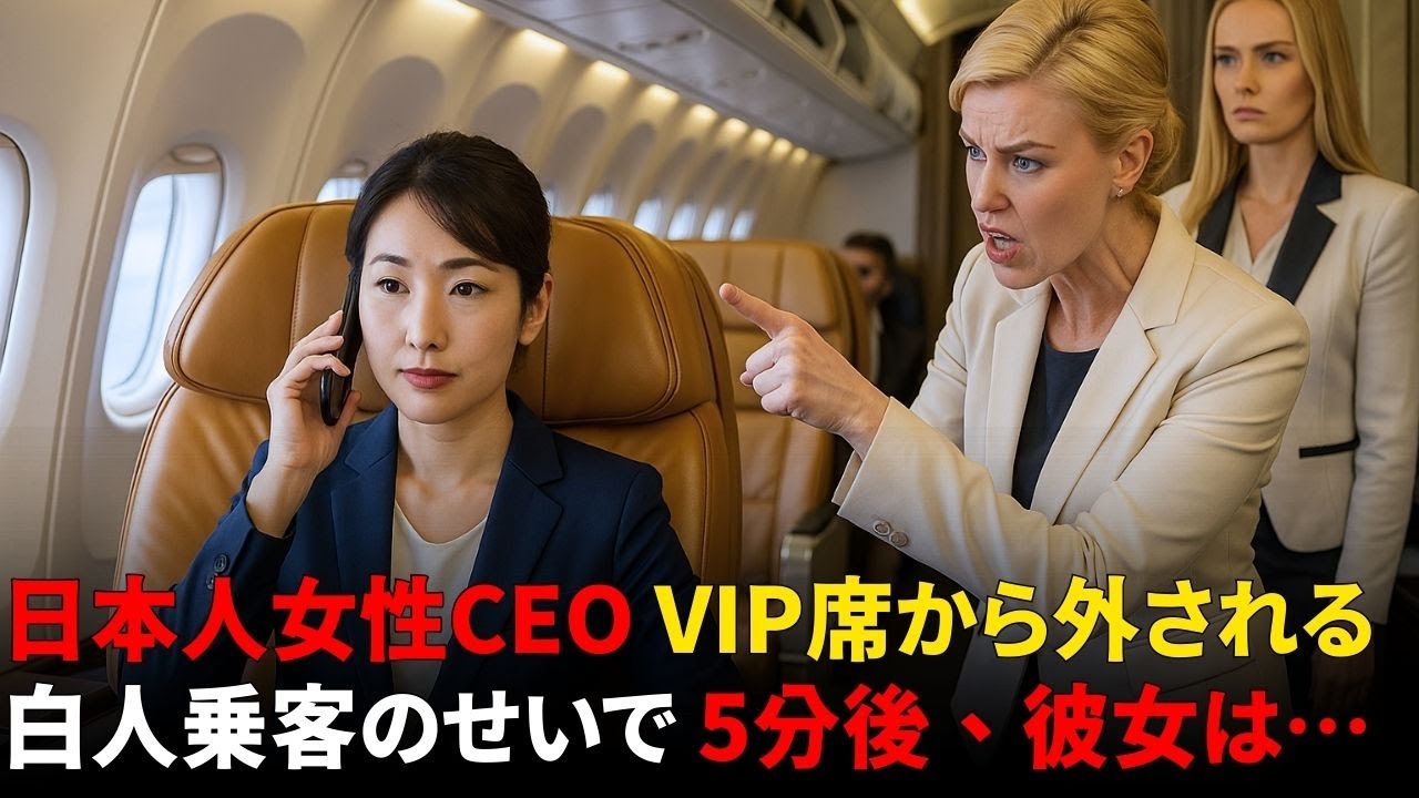 日本人女性CEOが白人乗客のためにVIP席から降ろされる&mdash;5分後、彼女は全乗務員を解雇させた