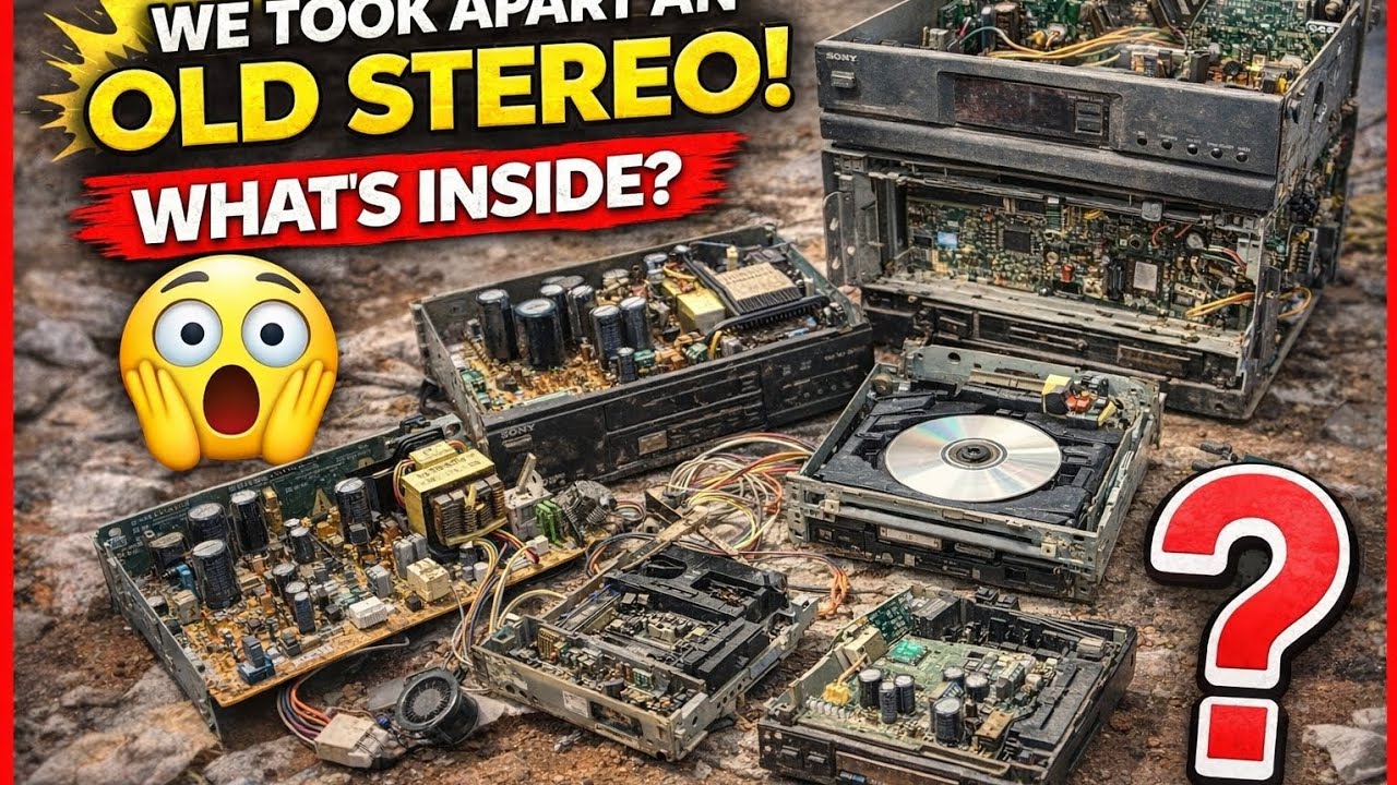  🔊Hi-Fi stereo system :what inside of This is a Sony LBT-D108 compact Hi-Fi stereo system😮😯😲🥵