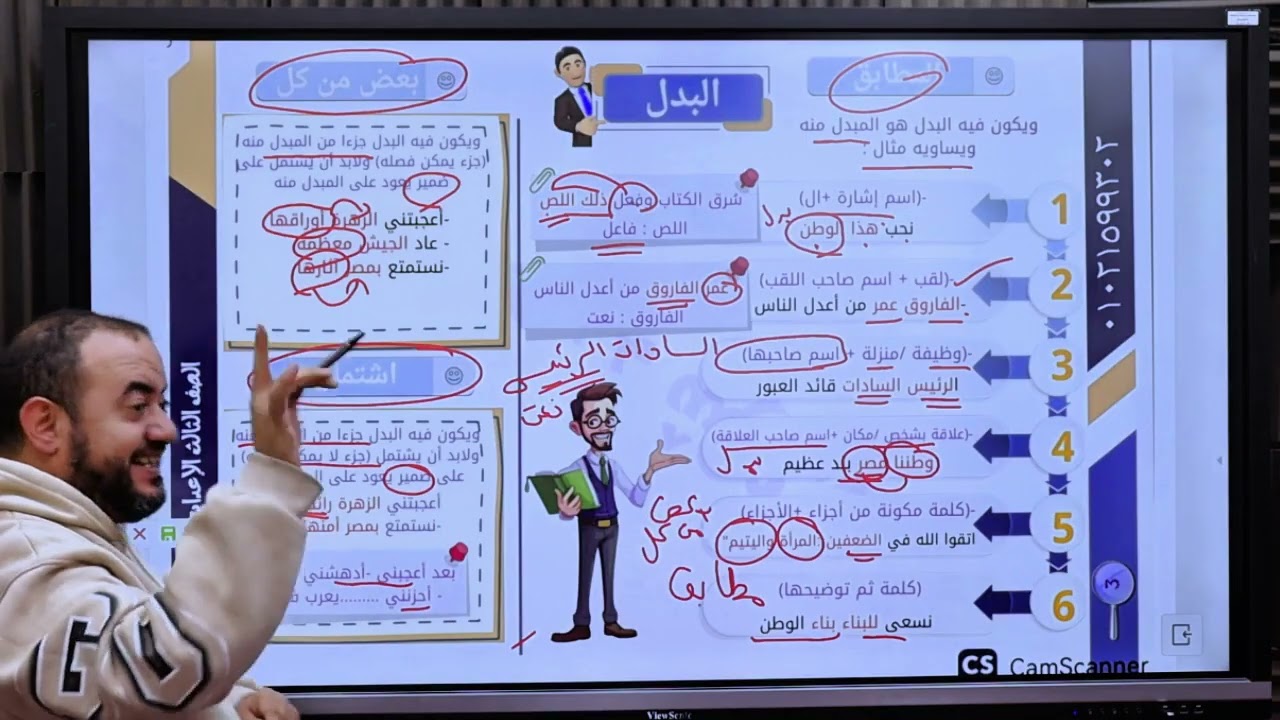 مراجعة ليلة الامتحان الصف الثالث الاعدادي 
