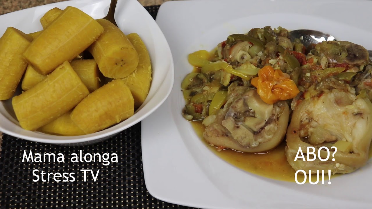 Makoso batia Aubergine (Cuisine Congolais)