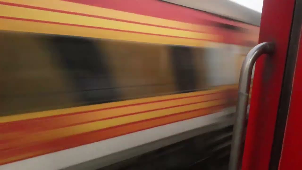 Early Morning train crossing in High Speed |  the train diaries© | 