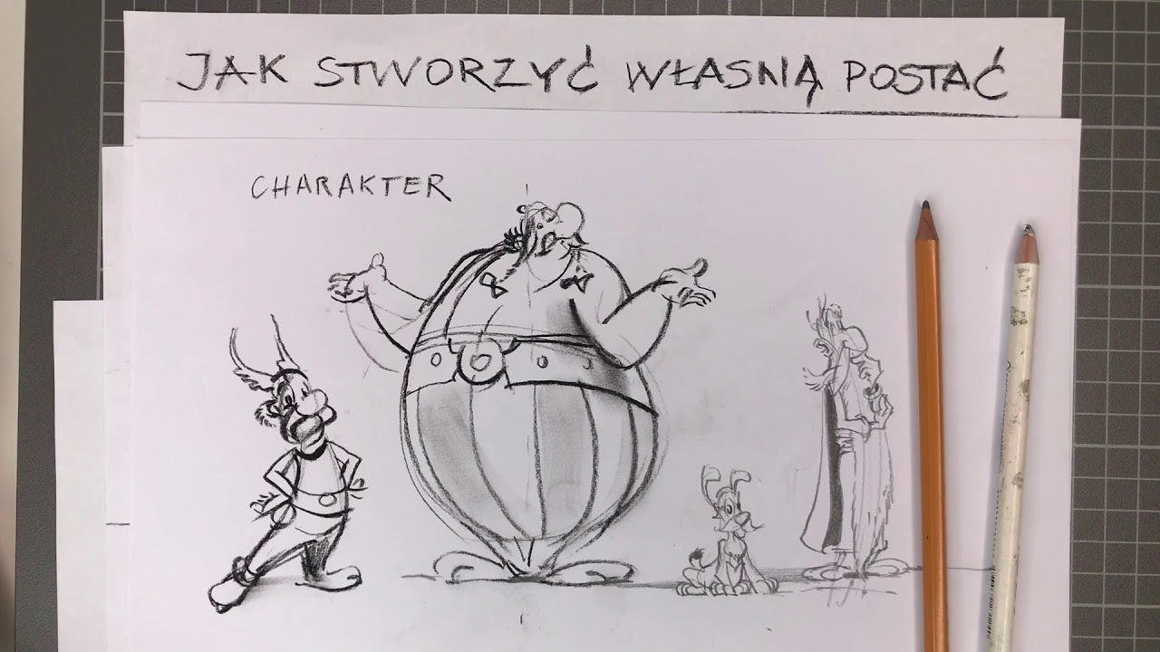 JAK NARYSOWAĆ WĘGLEM SWOJĄ WYMYŚLONĄ POSTAĆ