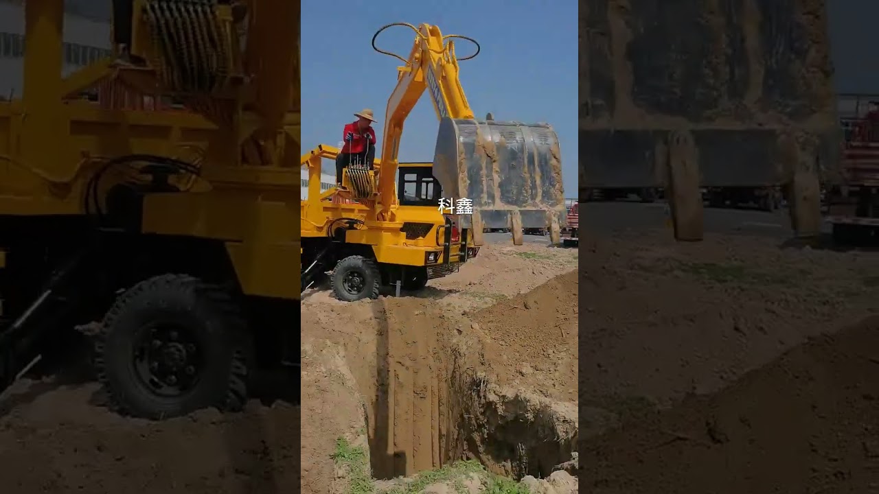 part 64 Four-in-one excavator with truck