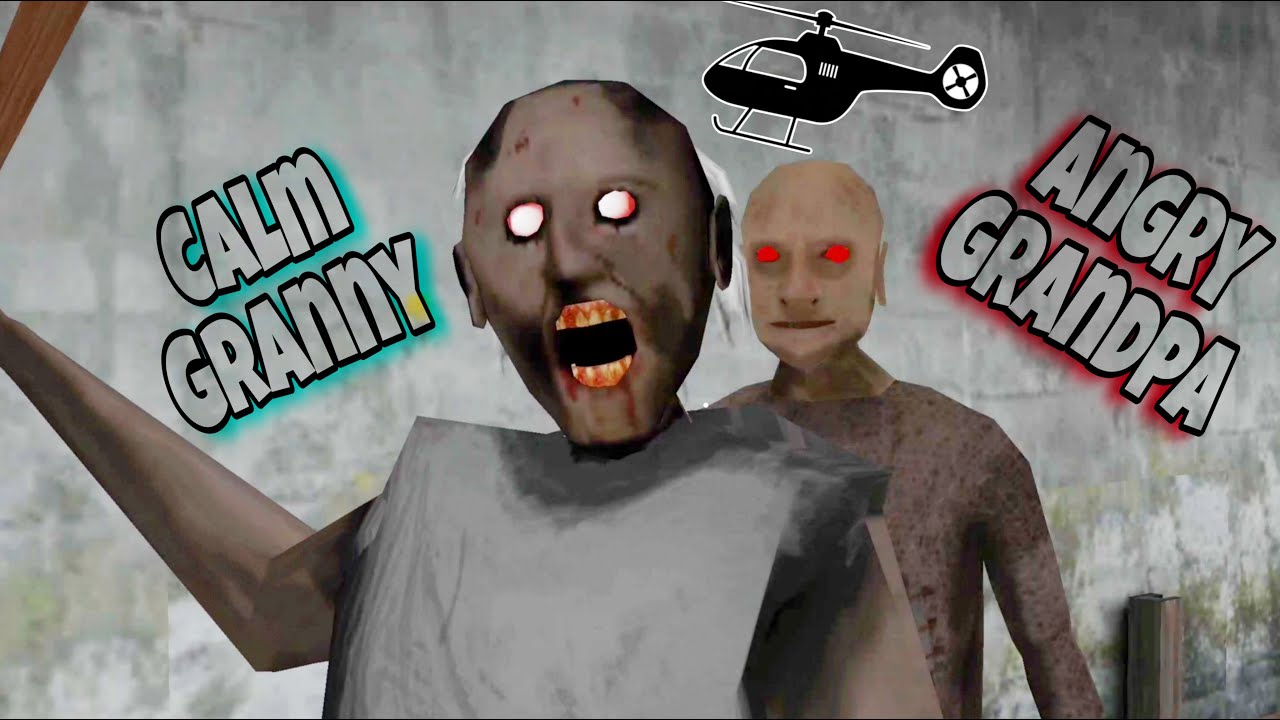 Calm Granny And Angry Grandpa In Granny Chapter Two V1.2.1 Helicopter Escape