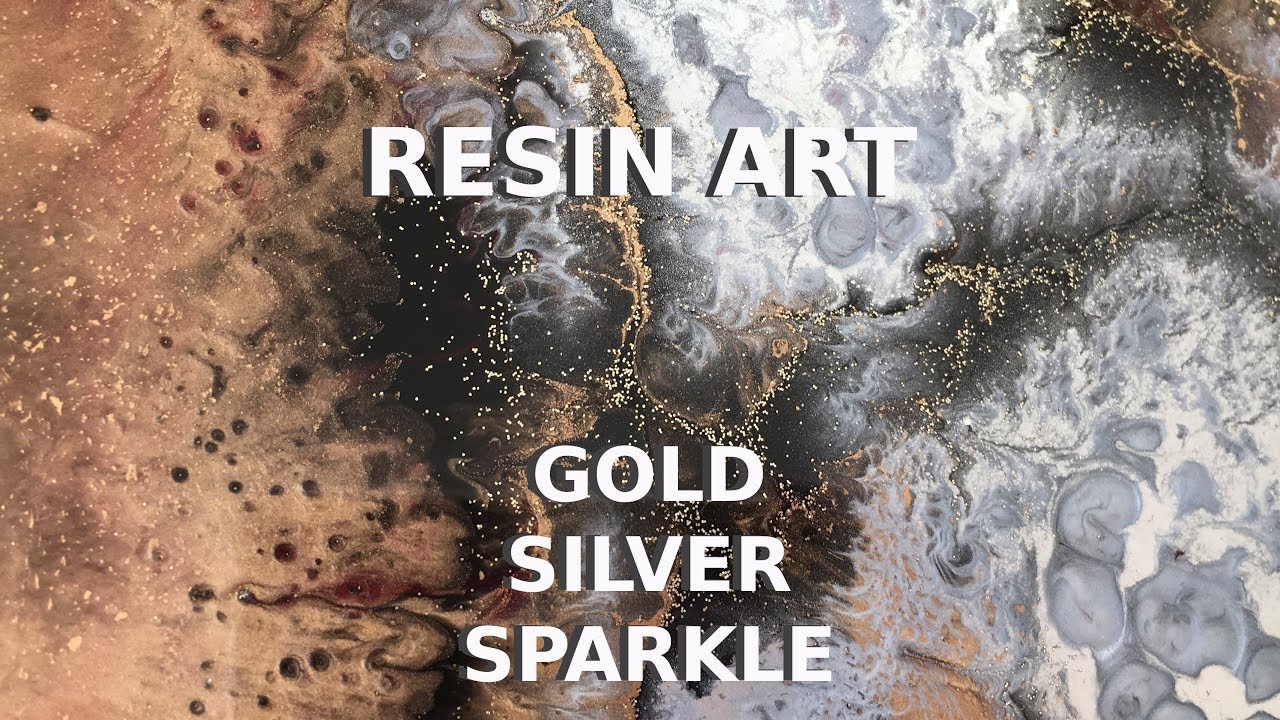 Resin Art with Gold, Silver and Sparkles - Arijana Lukic #10