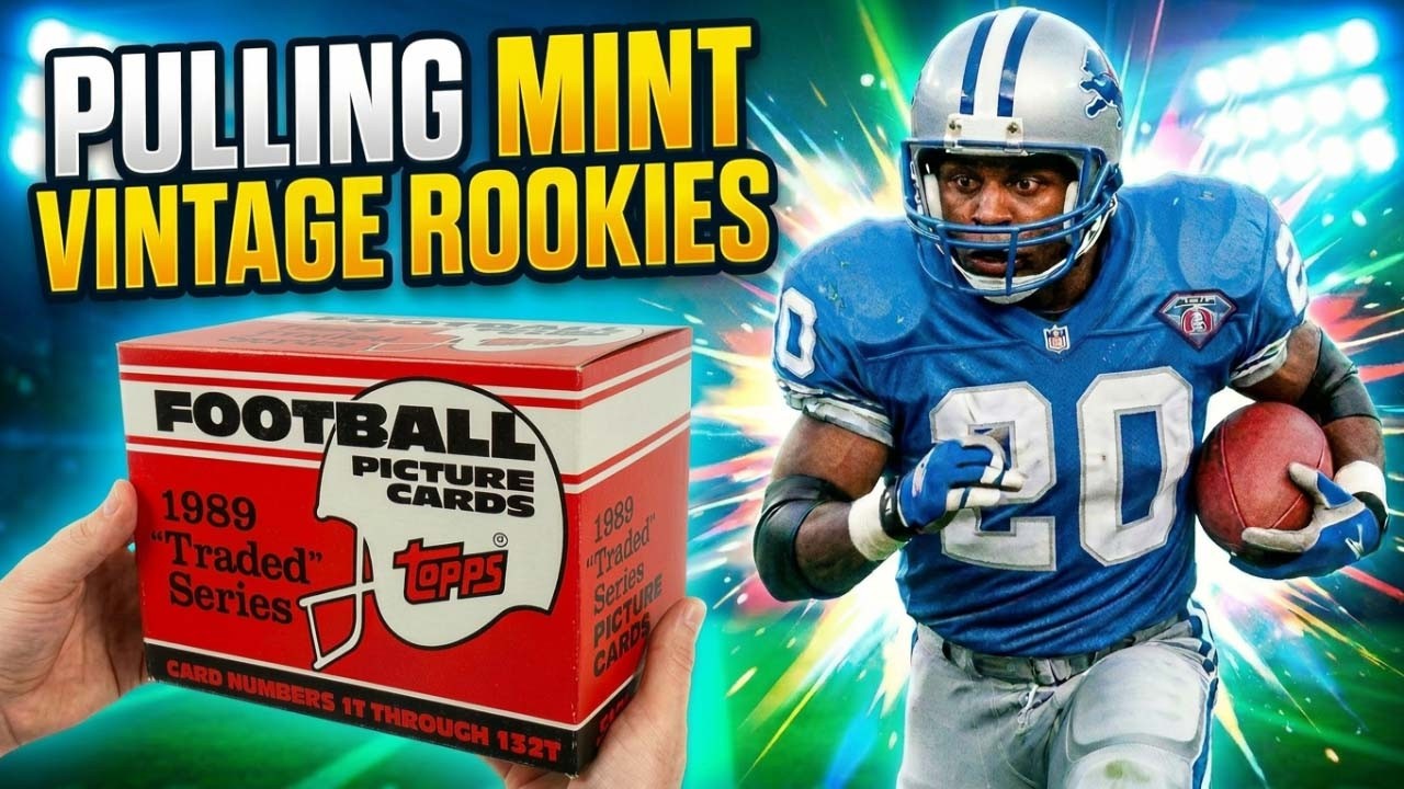 Pulling Mint Rookies from a Box of 1989 Topps Traded Football