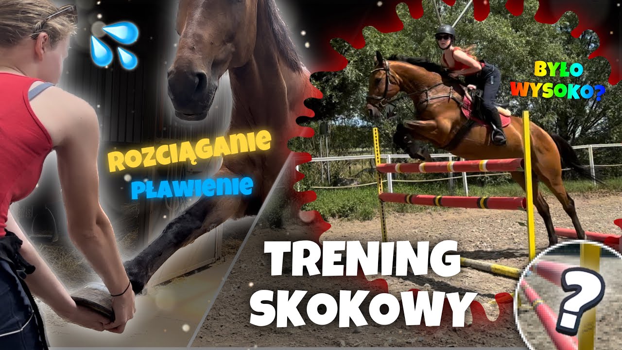 TRENING SKOKOWY, PŁAWIENIE I ROZCIĄGANIE WESKI! 💛 WRACAM DO STAJENNYCH VLOGÓW? 😱