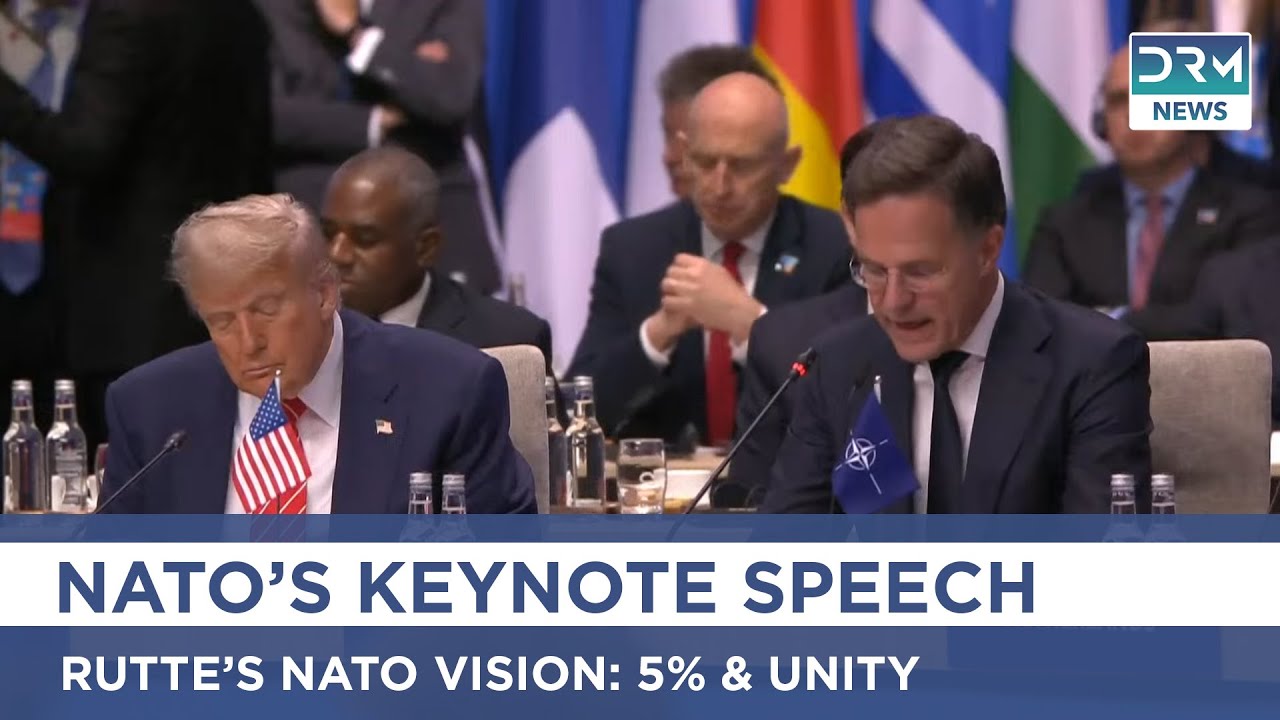 JUST IN: Mark Rutte Delivers Keynote at NATO Summit in The Hague | AC1G
