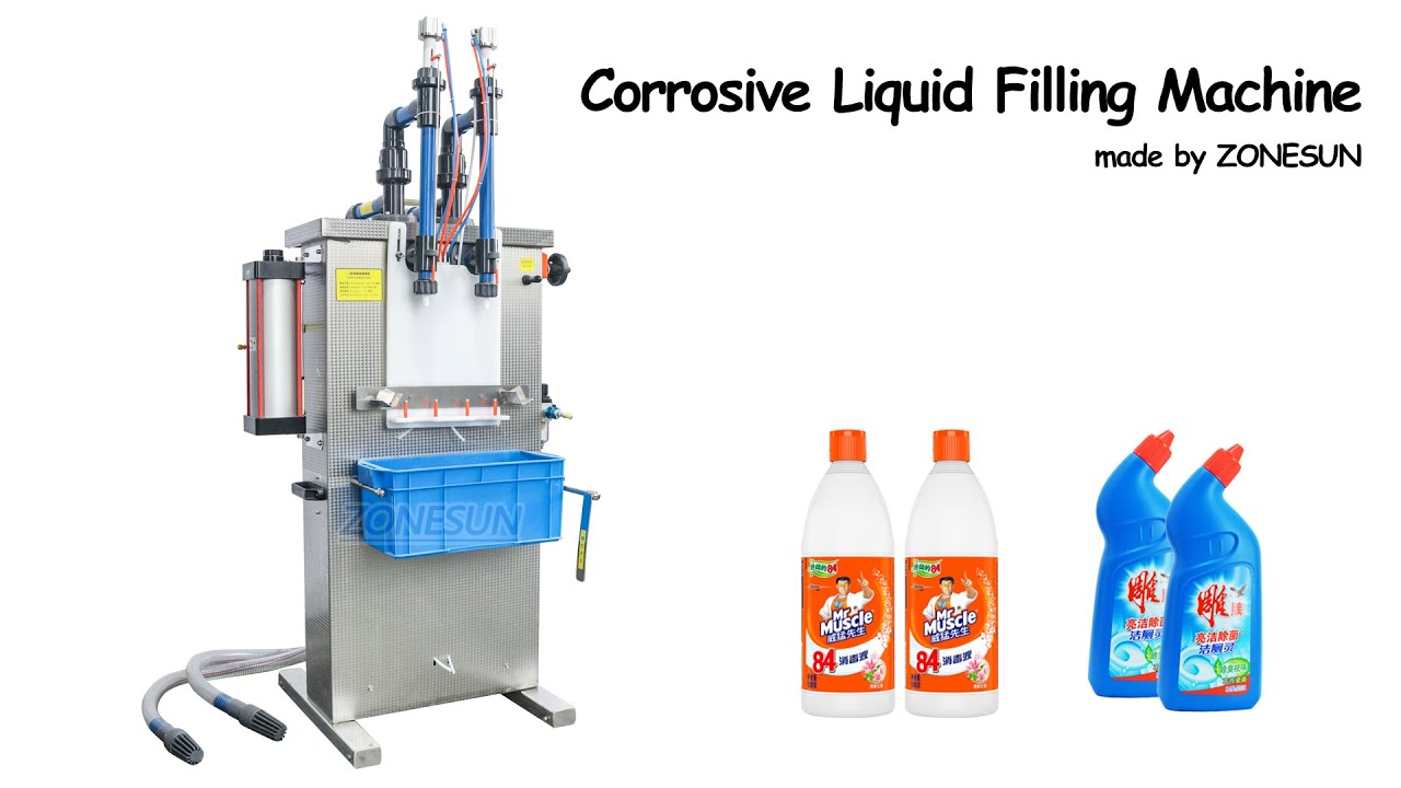 How to use ZS-YTCR2 Corrosive Liquid Filling Machine