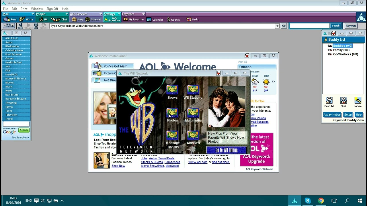 The WB Network on AOL