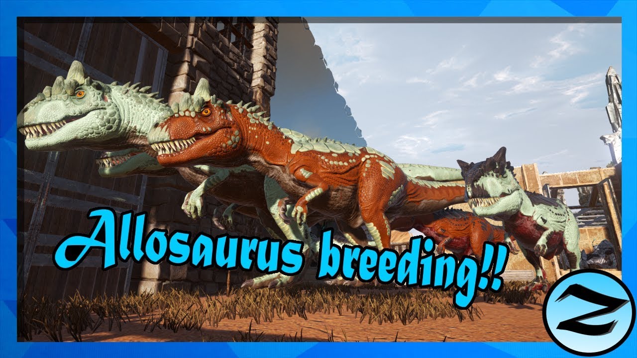 MAX LEVEL ALLOSAURUS TAMING + BREEDING!! | ARK: Extinction | DLC gameplay E49