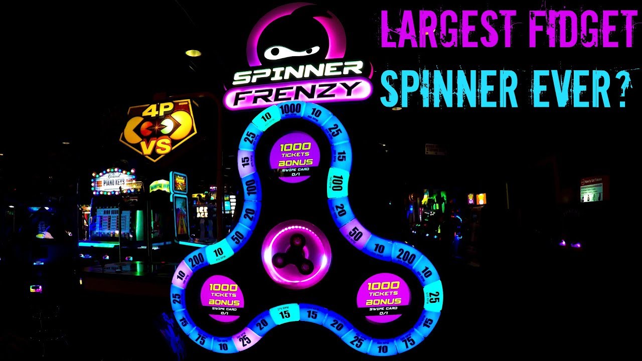 World's Largest Electronic Fidget Spinner Game?