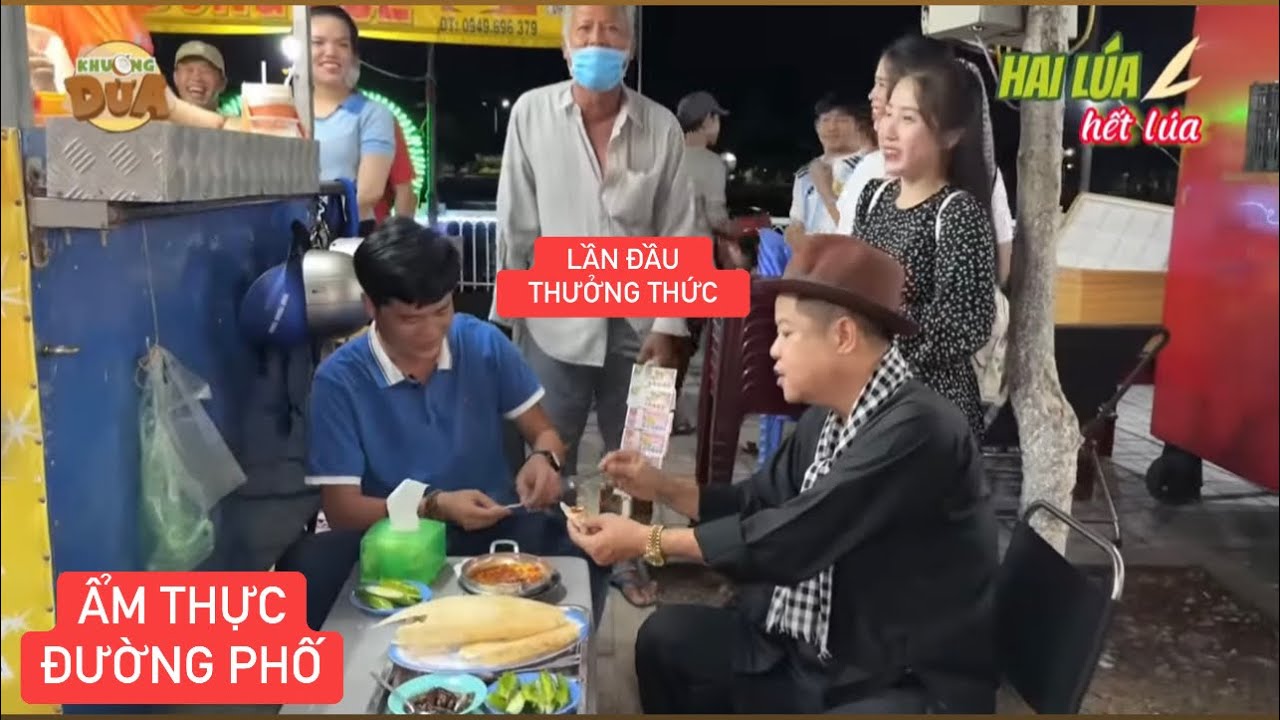 Hai Lúa Hết Lúa Tập 9:Lần đầu trong đời NSND Thanh Nam theo Khương Dừa thưởng thức ẩm thực đường phố