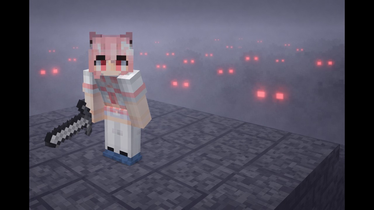 Surviving in a Minecraft zombie infested city with my friend