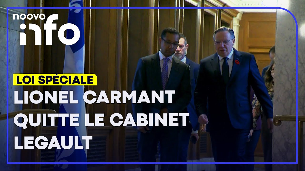 Loi 2: Lionel Carmant quitte ses fonctions de ministre responsable des Services sociaux