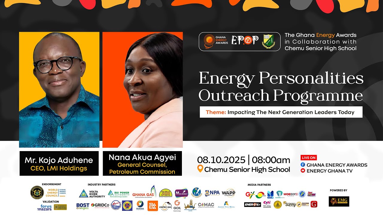 [LIVE] Energy Personalities Outreach Program 2025 at Chemu Senior High School, Tema.