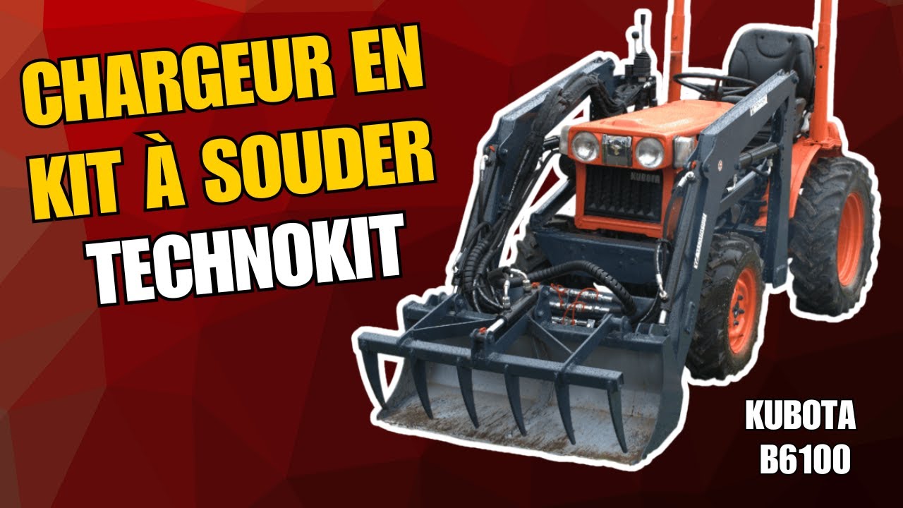 Chargeur Technokit sur Kubota B6100