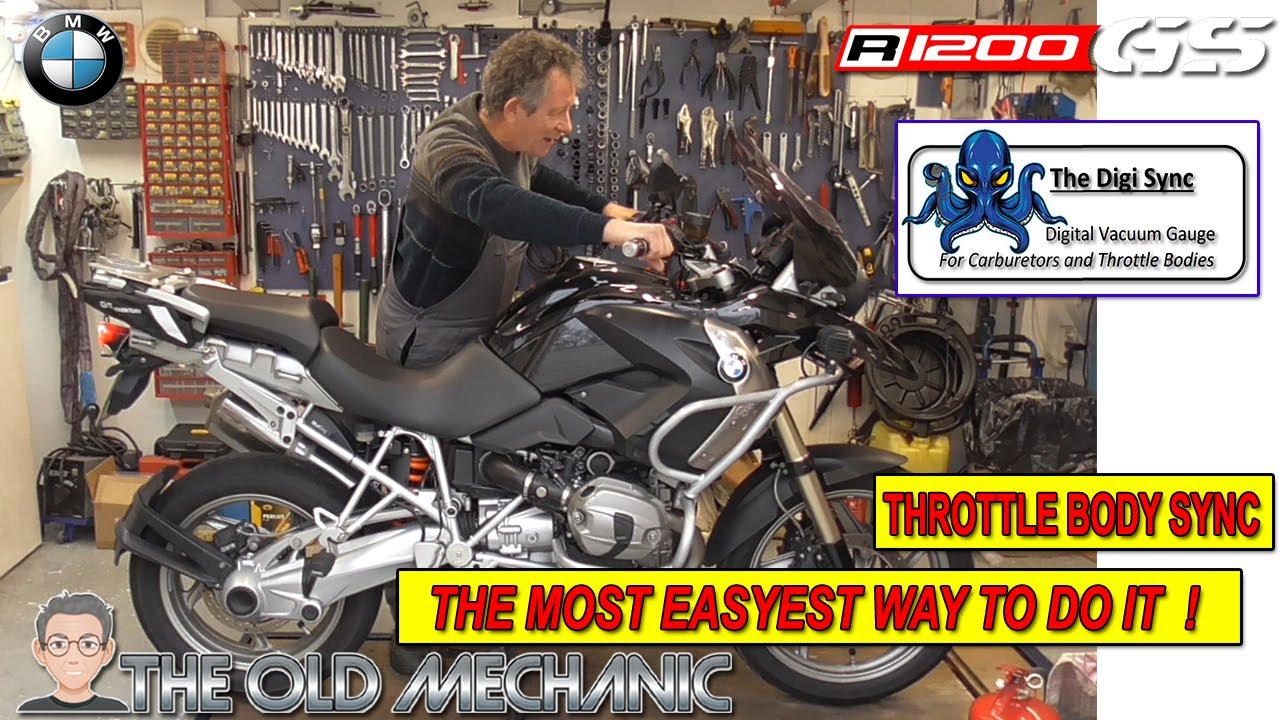 🏍️ 👨‍🔧How to Sync Throttle Bodies on a BMW R1200GS 🔺The Digi Sync 🔺 The Old Mechanic's Guide 🔧