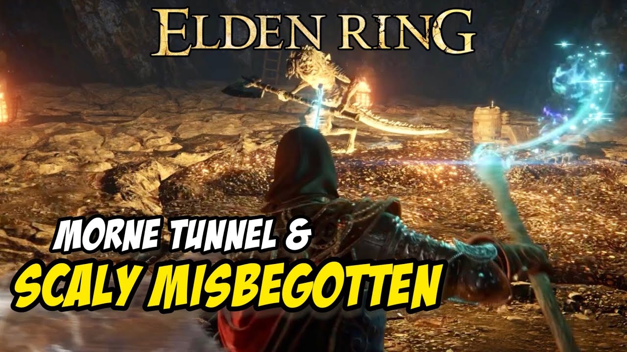 How to Navigate MORNE TUNNEL Secret Passages & Beat SCALY MISBEGOTTEN | Elden Ring