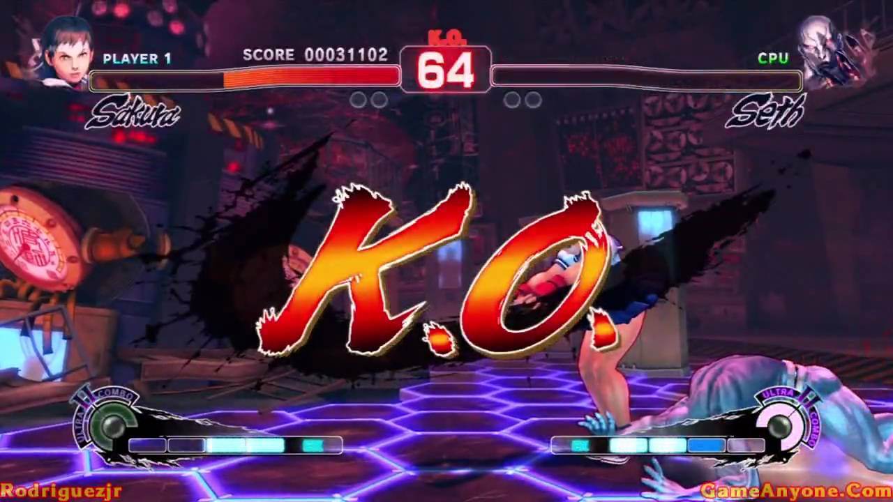 Super Street Fighter IV Arcade Modes (Sakura Pt. 3/3)