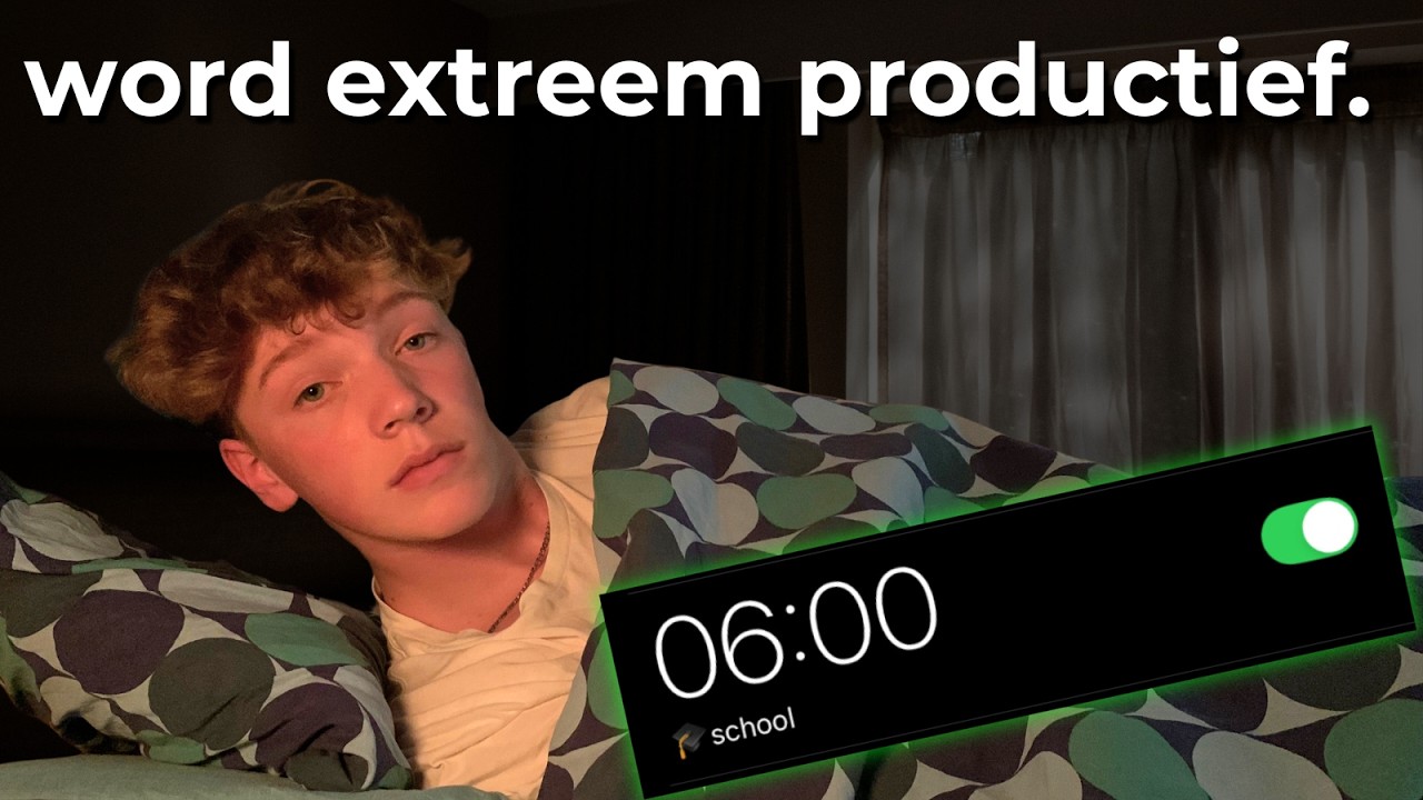 Mijn EXTREEM Productieve Ochtendroutine Voor School