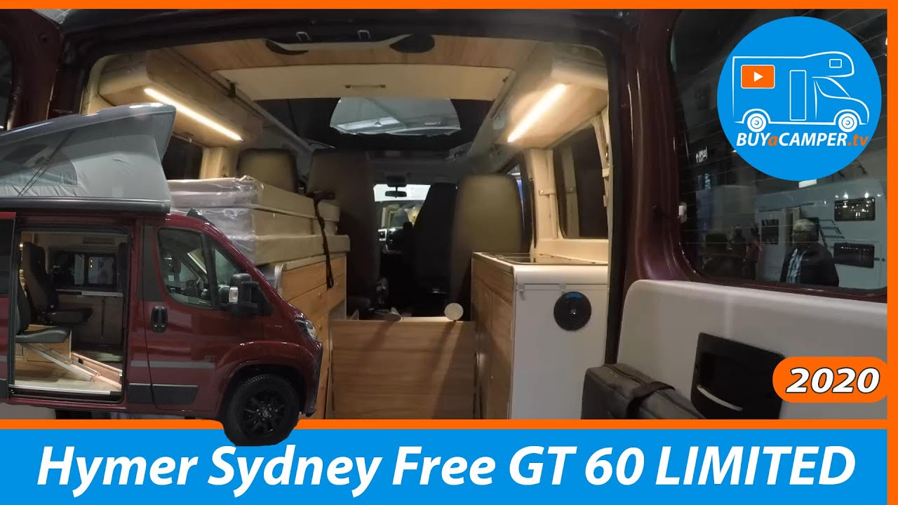 Campervan Tour | Hymer Sydney Free GT 60 LIMITED | Fiat Ducato with pop-up roof