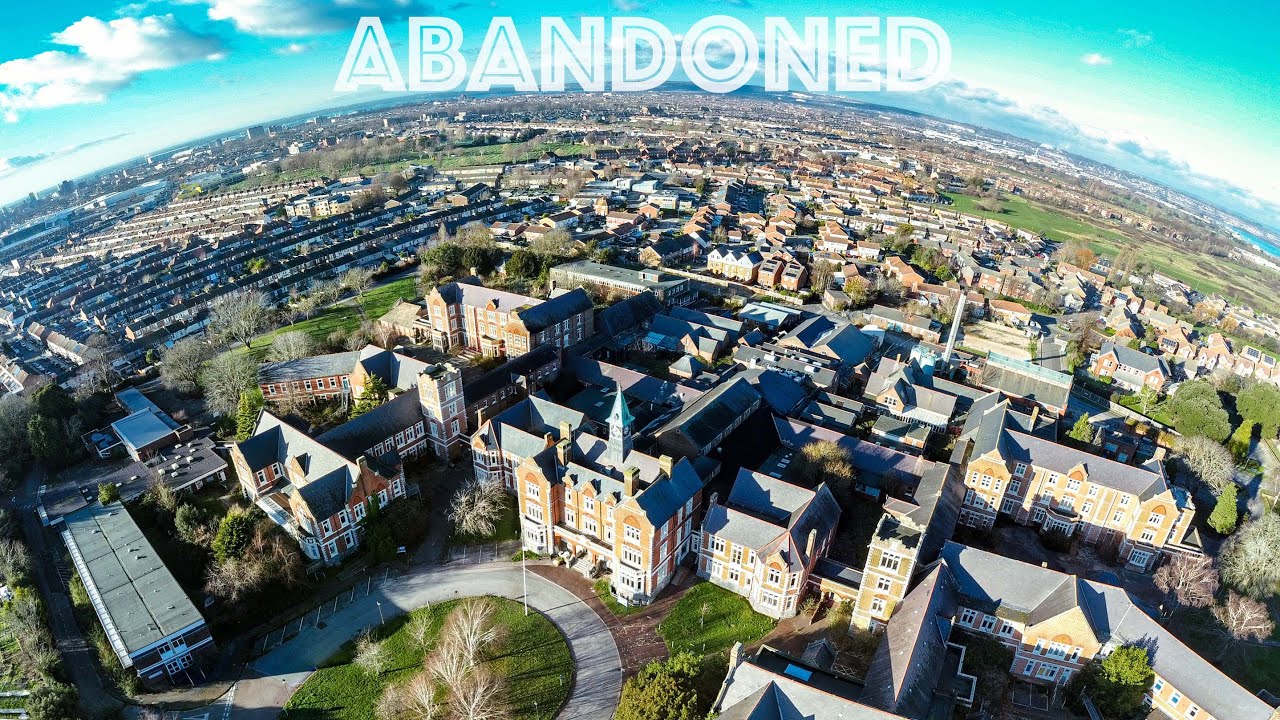 Abandoned St James' Hospital Portsmouth UK - Drone footage January 2024