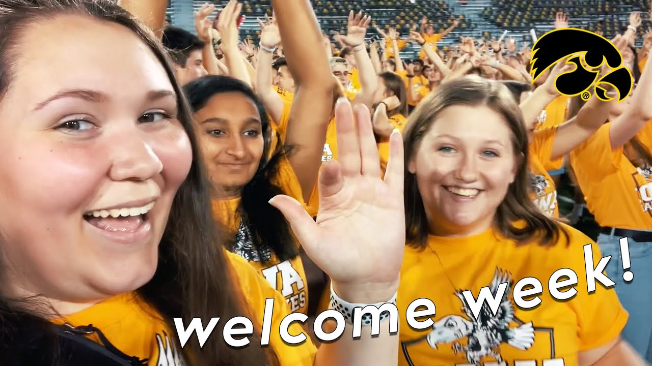 Freshman Welcome Week at University of Iowa!! | ON IOWA! 2019