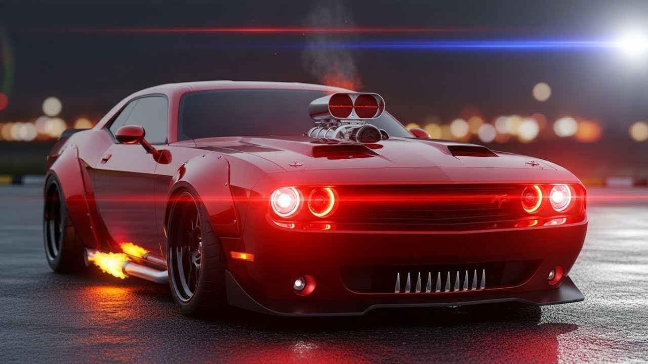 The Red Beast on Wheels 🔥 | Stunning Red Car That Turns Every Head