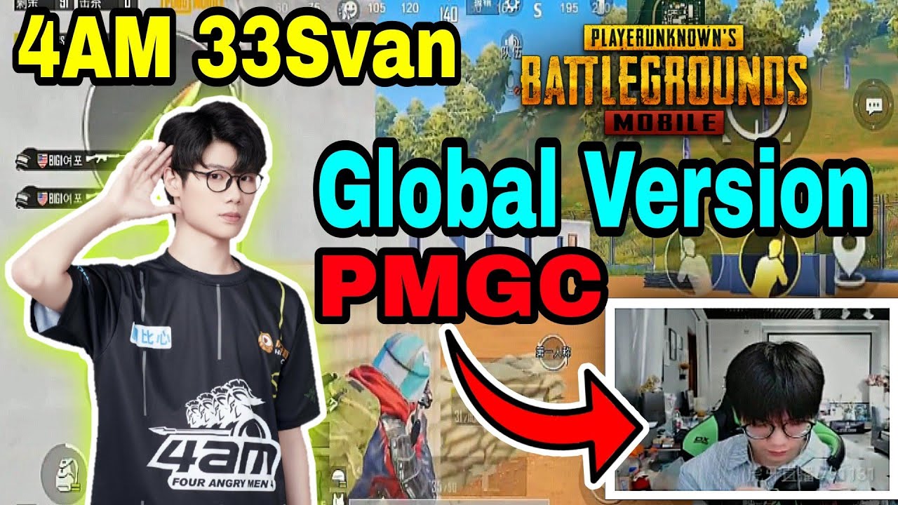 4AM 33Svan Showing Chinese Skills in Global Version 🙀 Pubg Mobile | Chinese Pro Player in PMGC