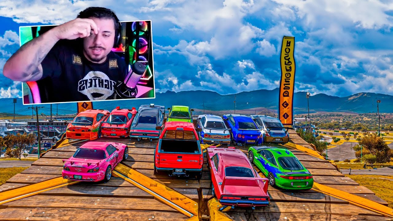 LADEIRA DA MORTE sem FREIO com os CARROS do VELOZES e FURIOSOS - Forza Horizon 5 Online