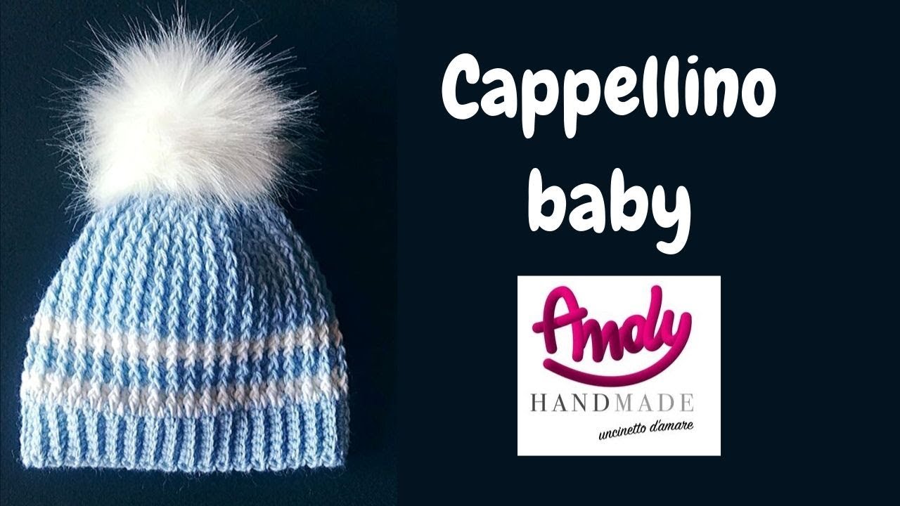 TUTORIAL Cappello bambino  uncinetto semplice