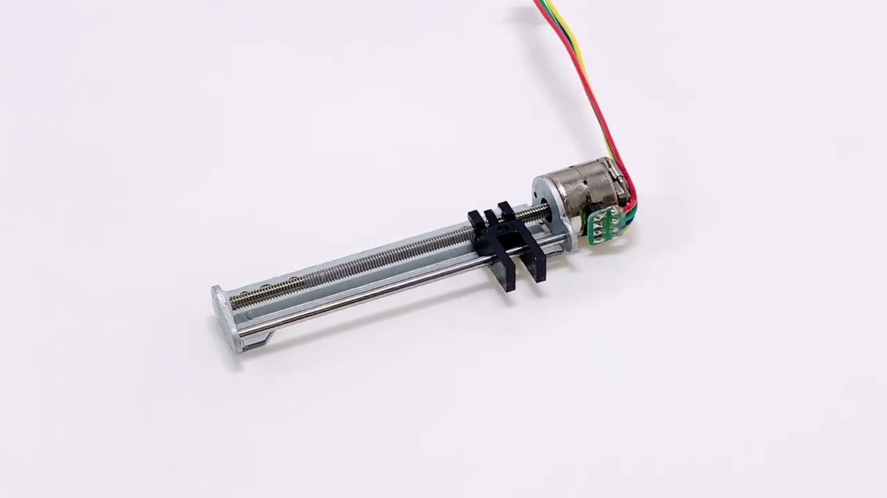 SM10-42L 10mm diameter mini linear actuator stepper motor with bracket and slider