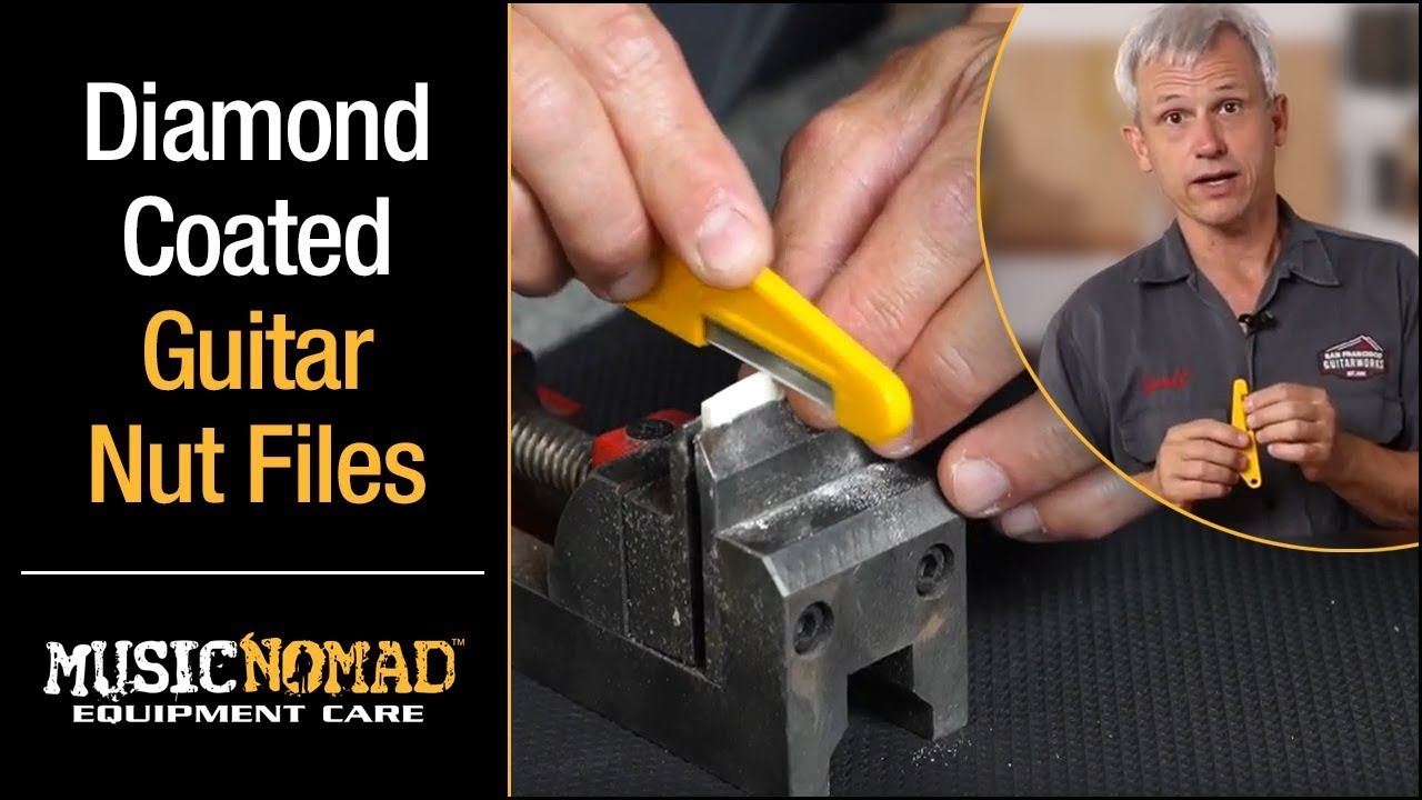 File & Polish Your Guitar Nut Slot or Saddle with MusicNomad’s Nut Files