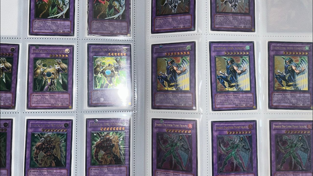 High End Yugioh Binder & Display Collection, LOB, GX Ultis, Ghost, Retro Format!
