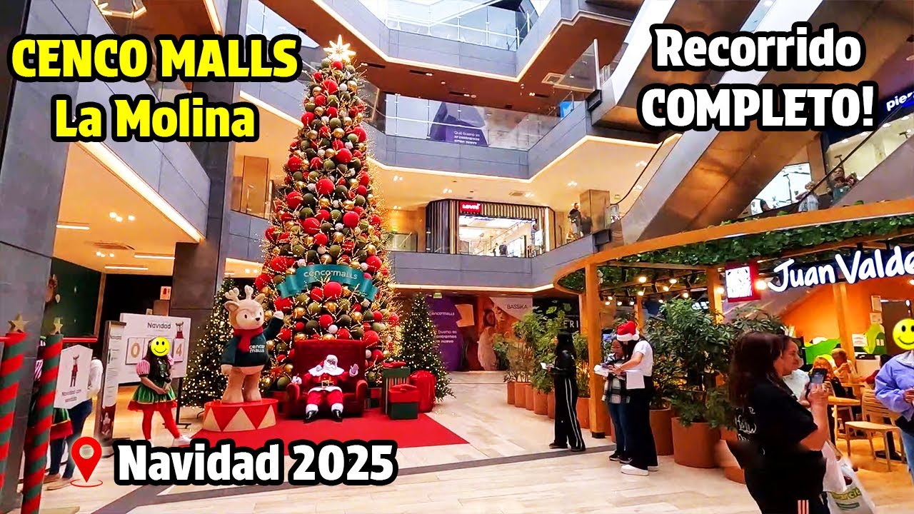 Así esta CENCO LA MOLINA DE CENCOSUD 🚶‍♂️ Recorrido COMPLETO 🎄🛒 NAVIDAD 2025