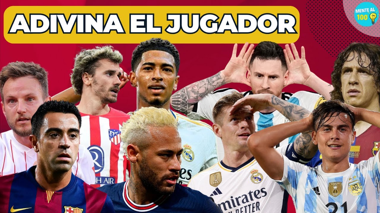 Adivina al Futbolista ⚽🤩 | ¿Podrás Reconocer a Todos? | Desafío Deporte | Menteal100🧠