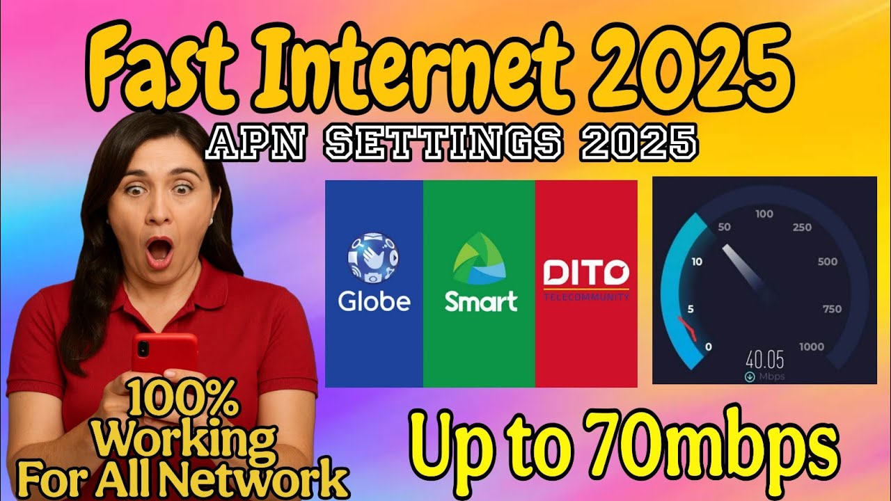 Unbelievable Fast Internet 2025 | Apn Tricks for Globe