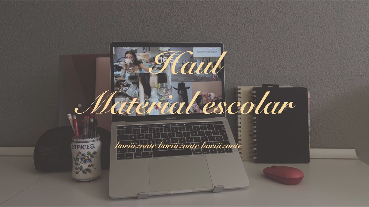 Haul material escolar ⋆.˚ ☾⭒.˚