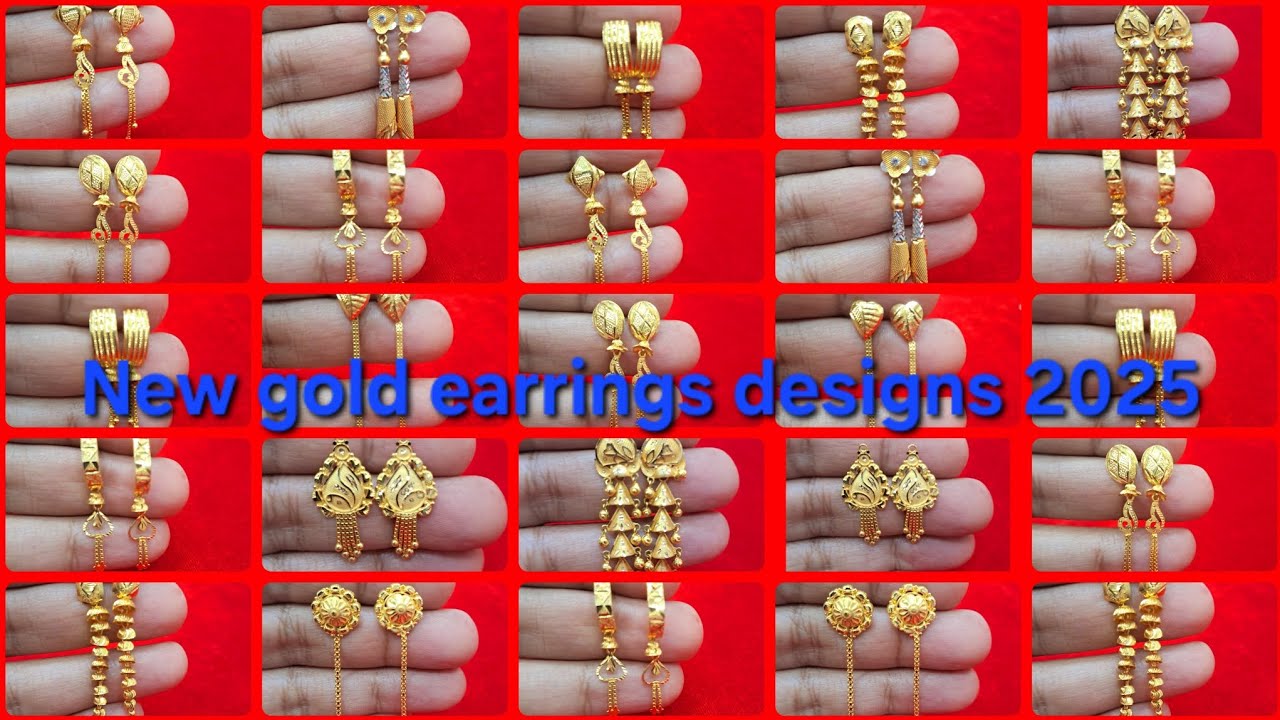 New 22carat Gold earrings designs with price 2025#gold earrings designs for women😍😍